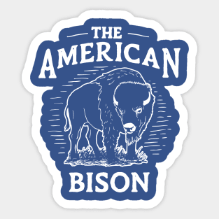 The American bison Sticker